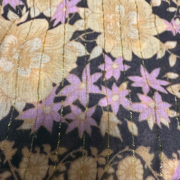 Spell floral Sleeveless tunic/dress large - brown and Pink - Picture 3 of 4